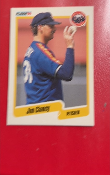 1990 Fleer #365 Jim Clancy — front
