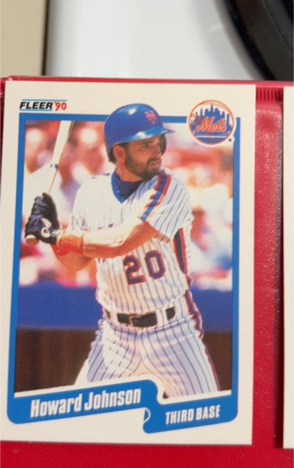 1990 Fleer #208 Howard Johnson — front