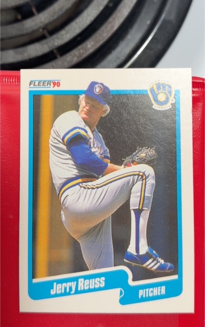 1990 Fleer #420 Jerry Reuss — front