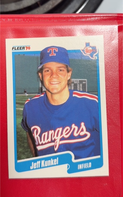 1990 Fleer #304 Jeff Kunkel — front