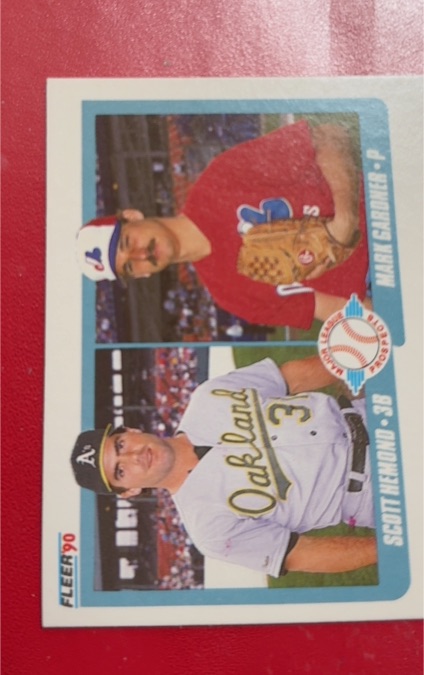 1990 Fleer #646 Scott Hemond / Mark Gardner — front