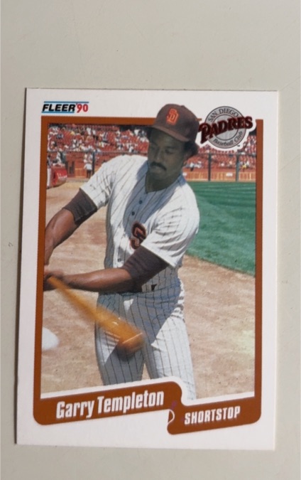 1990 Fleer #170 Garry Templeton — front