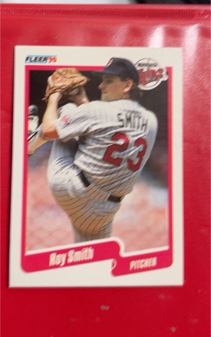 1990 Fleer #386 Roy Smith — front