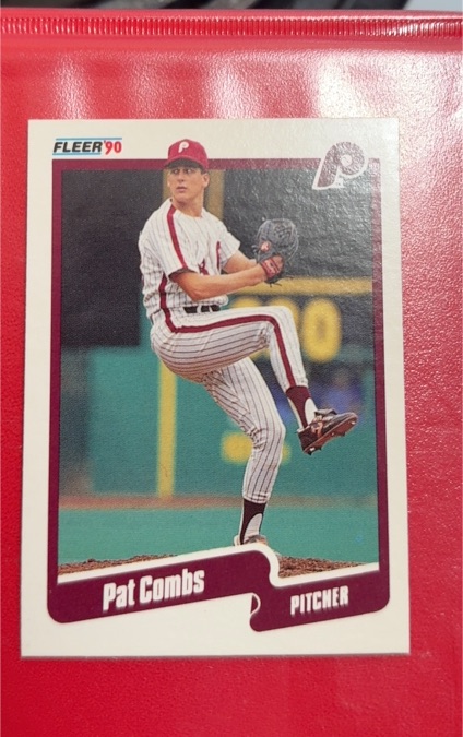 1990 Fleer #553 Pat Combs — front