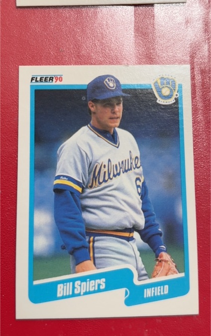 1990 Fleer #337 Bill Spiers — front