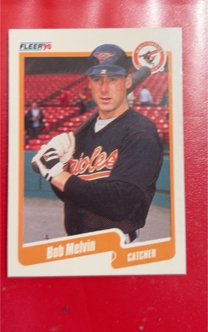 1990 Fleer #181 Bob Melvin — front
