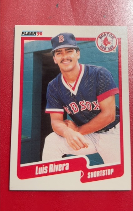 1990 Fleer #285 Luis Rivera — front