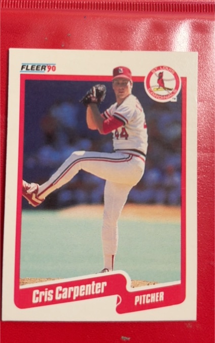 1990 Fleer #243 Cris Carpenter — front