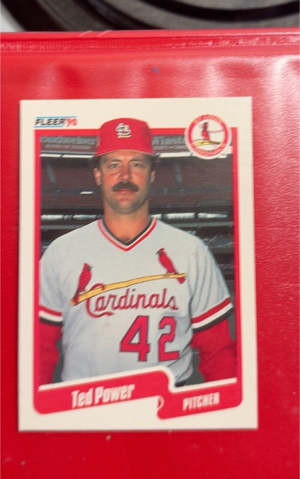 1990 Fleer #258 Ted Power — front