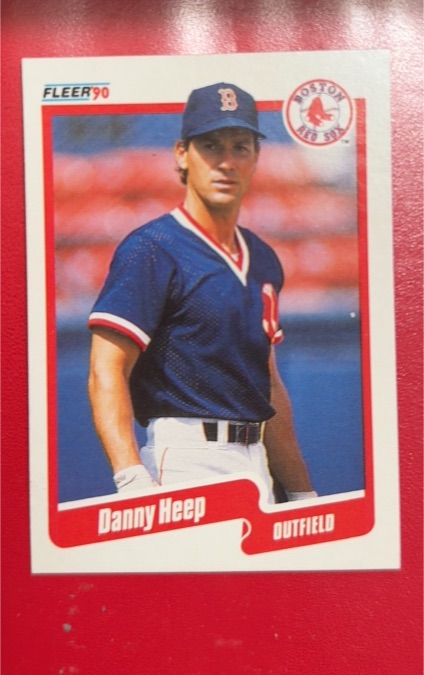 1990 Fleer #278 Danny Heep — front