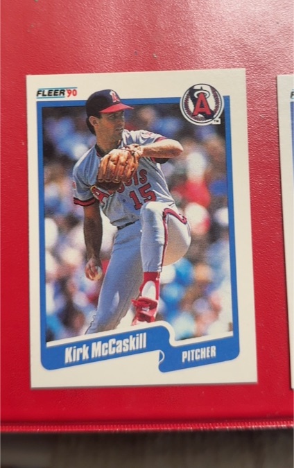 1990 Fleer #138 Kirk McCaskill — front