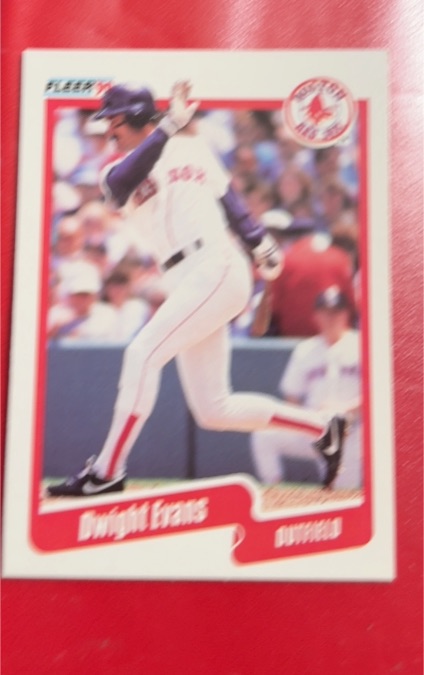 1990 Fleer #274 Dwight Evans — front