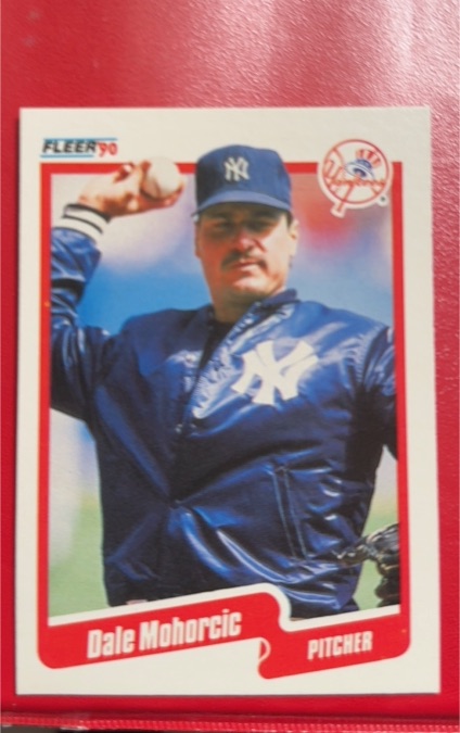 1990 Fleer #450 Dale Mohorcic — front