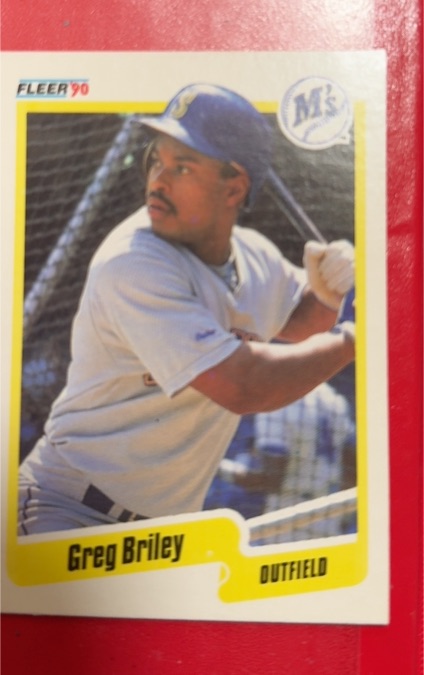 1990 Fleer #507 Greg Briley — front