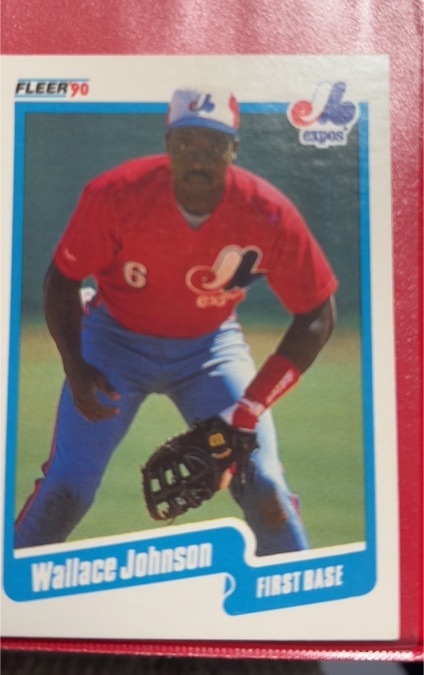 1990 Fleer #351 Wallace Johnson — front