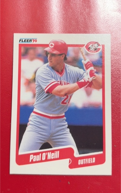 1990 Fleer #427 Paul O'Neill — front