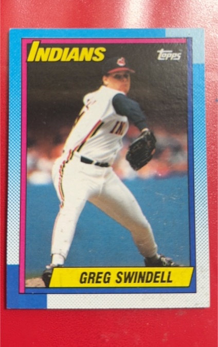 1990 Topps #595 Greg Swindell — front