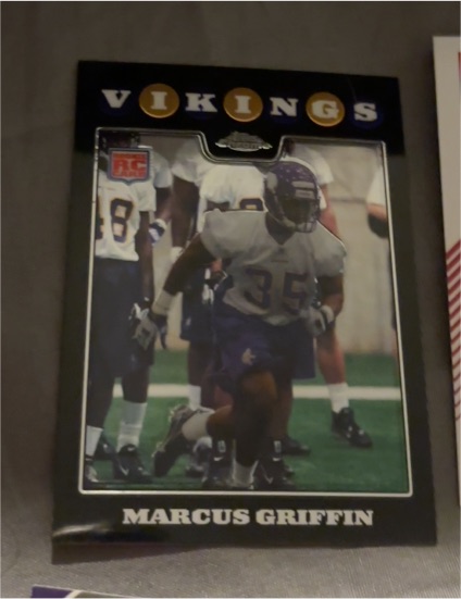 2008 Topps Marcus Griffin Rookie Card — front