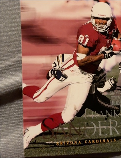 1999 SkyBox Premium #166 Frank Sanders — front
