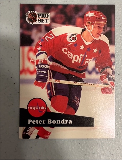 1991-92 Pro Set #511 Peter Bondra — front