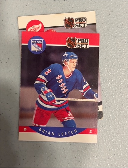 1990-91 Pro Set #201 Brian Leetch — front