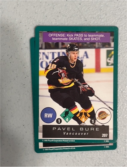 1995-96 Playoff One on One Challenge #207 Pavel Bure — front