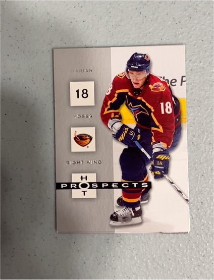 2005-06 Fleer Hot Prospects #4 Marian Hossa — front