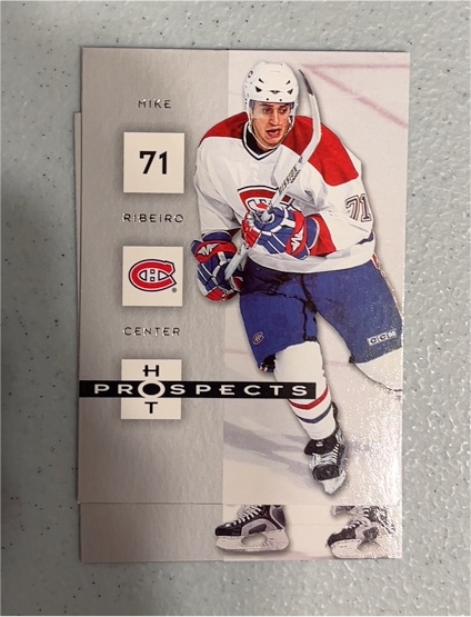 2005-06 Fleer Hot Prospects #54 Mike Ribeiro — front