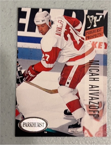 1993-94 Parkhurst #253 Micah Aivazoff — front