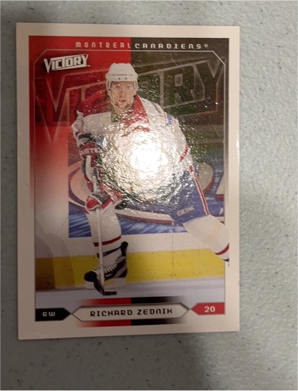 2005-06 Upper Deck Victory #20 Richard Zednik — front