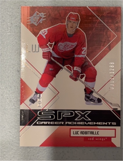 2002-03 Upper Deck SPx Career Achievements #130 Luc Robitaille — front