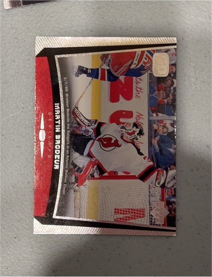 1998 Upper Deck #118 Martin Brodeur — front