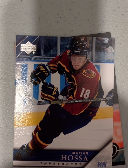 1999 Upper Deck #18 Marian Hossa — front