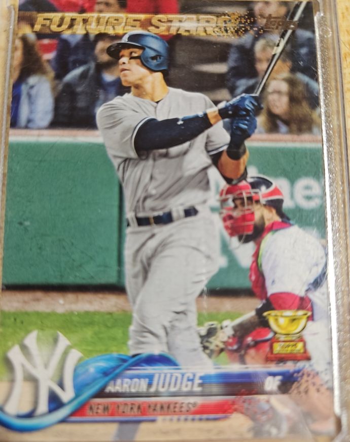 2018 Topps Series 1 #1 Aaron Judge Future Stars Rookie Cup — front