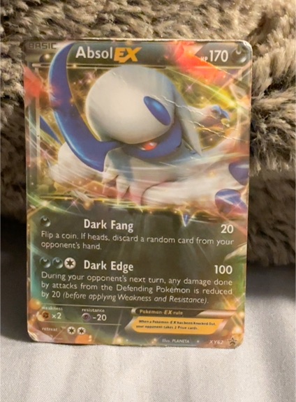 Pokémon XY Black Star Promo #XY62 Absol EX — front