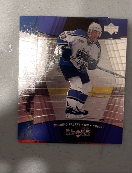 1999-00 Upper Deck Black Diamond Zigmund Palffy — front
