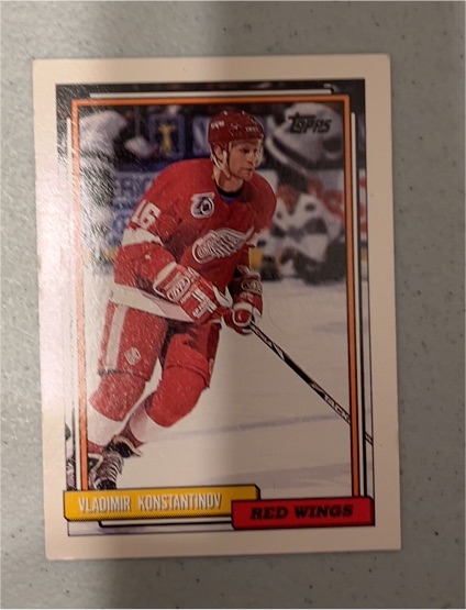 1992-93 Topps #165 Vladimir Konstantinov — front
