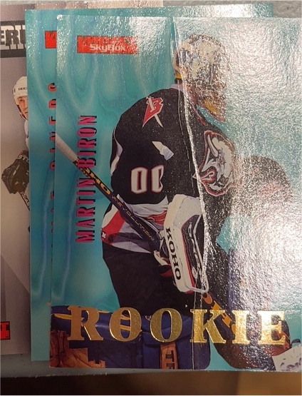 1996-97 SkyBox Impact #145 Martin Biron RC — front