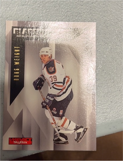 1996-97 SkyBox Impact BladeRunners #24 Doug Weight — front