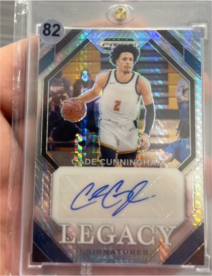 2024 Panini Prizm Draft Picks #LS-CCH Cade Cunningham Legacy Signatures — front