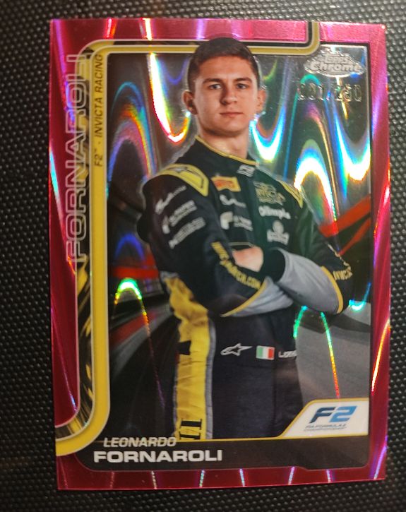 2025 Topps Chrome Formula 1 #21 Leonardo Fornaroli — front