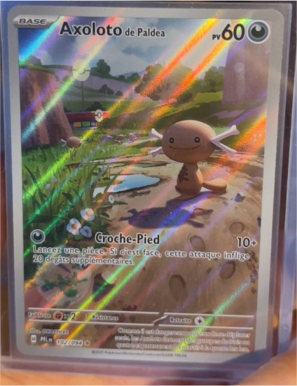 2025 Pokémon ME02: Phantasmal Flames #102 Axoloto de Paldea — front