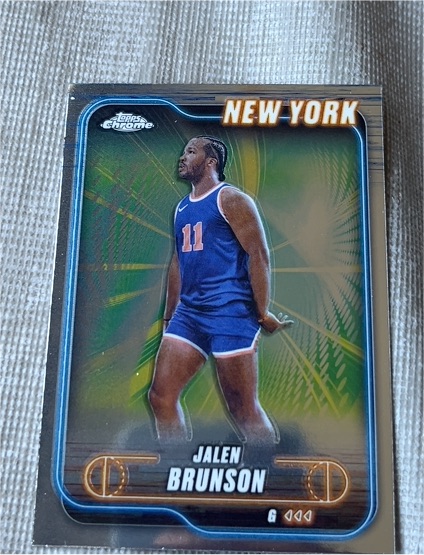 2024-25 Topps Chrome #47 Jalen Brunson — front