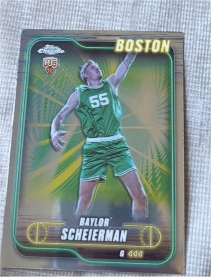 2024-25 Topps Chrome #143 Baylor Scheierman — front