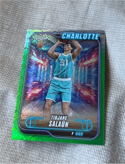 2024-25 Topps Chrome #148 Tidjane Salaun — front
