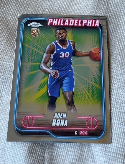 2024-25 Topps Chrome #183 Adem Bona — front
