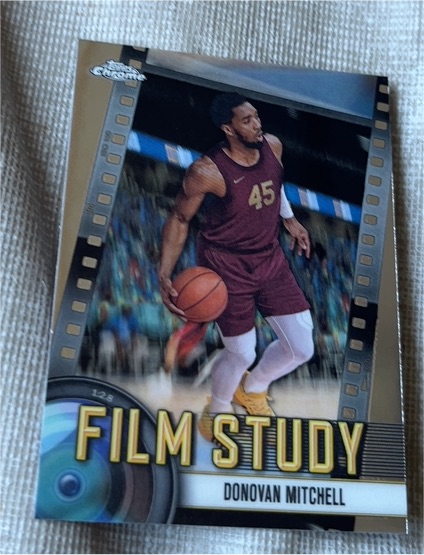 2024-25 Topps Chrome #FS-1 Donovan Mitchell Film Study — front