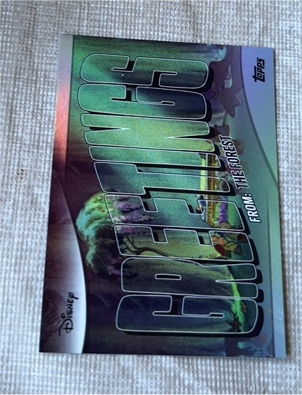 2025 Topps Disney Wonder #GF-20 Greetings From The Forest — front
