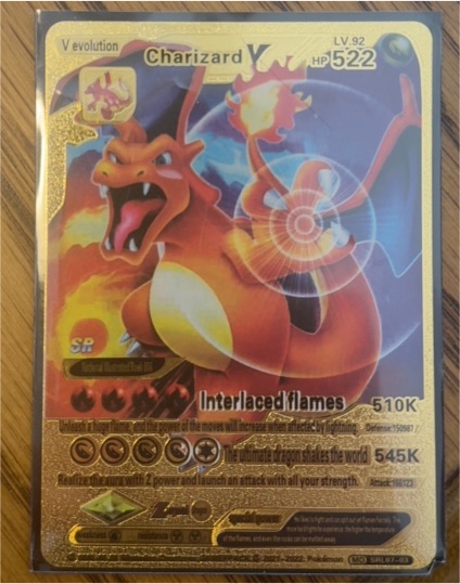 2022 Pokémon Charizard V #SRL07-03 — front