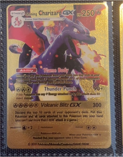 2019 Pokémon Shining Charizard GX #P-20 — front